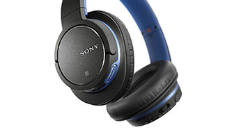 Sony MDR-ZX770BNB noise-cancelling headphones with Bluetooth wireless connection