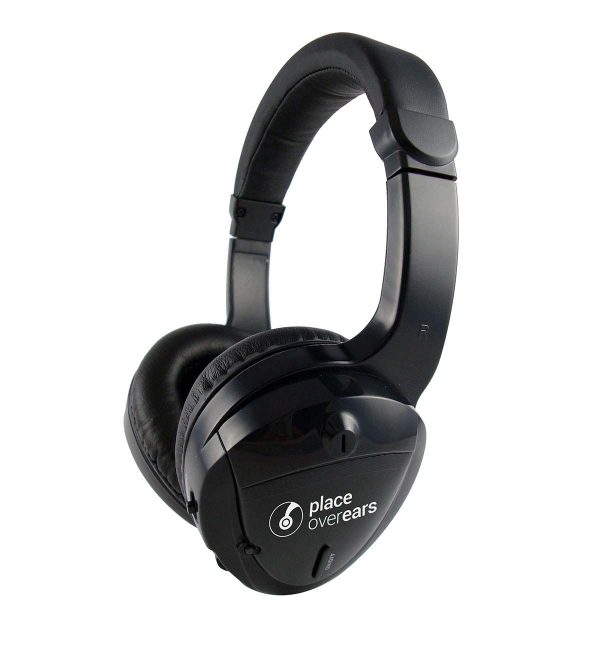 Place Over Ears PH018 wireless corporate event and conference headphones, 3 channel capability